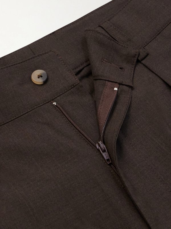 Naturalist Straight-Leg Wool Shorts - E1