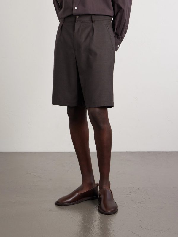 Naturalist Straight-Leg Wool Shorts - FR