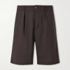 Naturalist Straight-Leg Wool Shorts