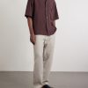 Lounge Straight-Leg Linen Suit Trousers - OU