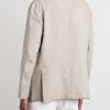 Writer's Unstructured Linen Suit Jacket - BK