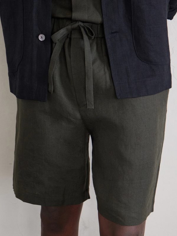 Traveler Straight-Leg Linen Shorts - CU Traveler Straight-Leg Linen Shorts - CU
