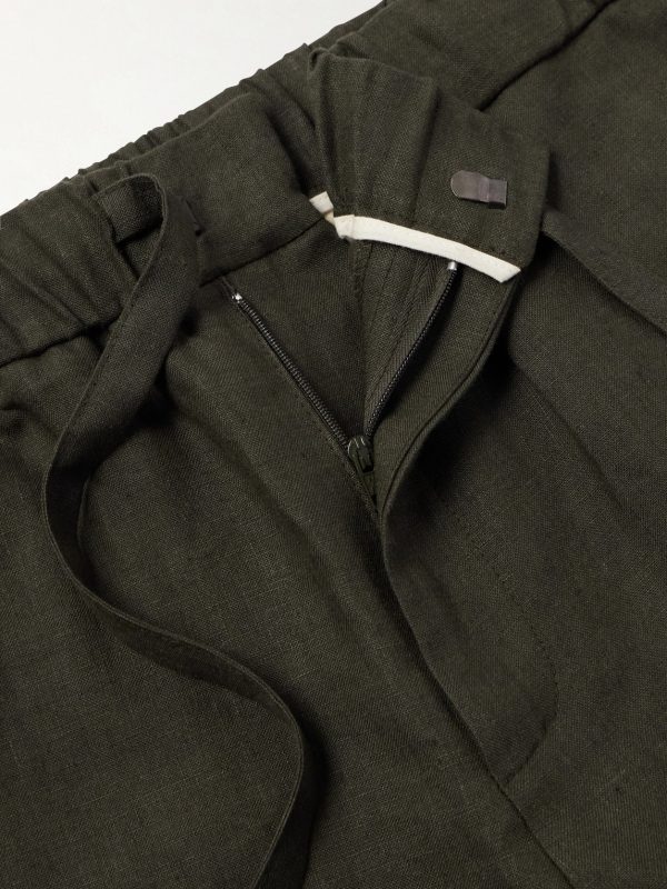 Traveler Straight-Leg Linen Shorts - E1 Traveler Straight-Leg Linen Shorts - E1