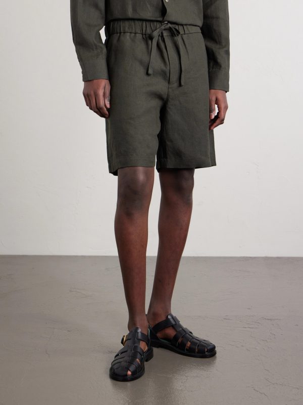 Traveler Straight-Leg Linen Shorts - FR Traveler Straight-Leg Linen Shorts - FR
