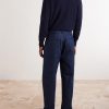 Balloon Tapered Denim Trousers - BK Balloon Tapered Denim Trousers - BK