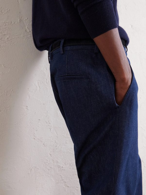 Balloon Tapered Denim Trousers - CU Balloon Tapered Denim Trousers - CU