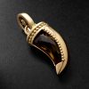 La Loba Claw 18-Karat Gold Citrine Pendant La Loba Claw 18-Karat Gold Citrine Pendant