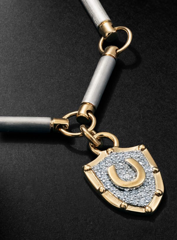18-Karat White and Yellow Gold Diamond Bracelet - CU