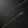 Small Graduating Belcher 18-Karat Gold Chain Necklace - BK Small Graduating Belcher 18-Karat Gold Chain Necklace - BK