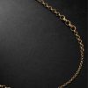 Small Graduating Belcher 18-Karat Gold Chain Necklace Small Graduating Belcher 18-Karat Gold Chain Necklace