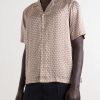 Roberto Camp-Collar Printed Silk-Voile Shirt - FR