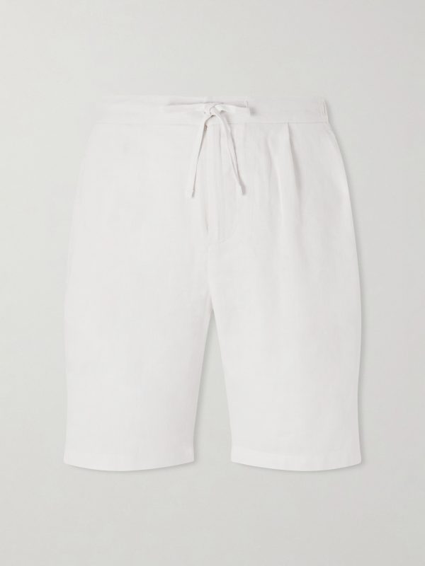 Rui Straight-Let Pleated Drawstring Shorts Rui Straight-Let Pleated Drawstring Shorts