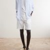Rui Straight-Let Pleated Drawstring Shorts - OU Rui Straight-Let Pleated Drawstring Shorts - OU