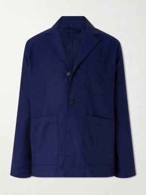 Lima Linen and Wool-Blend Suit Jacket