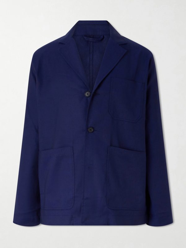 Lima Linen and Wool-Blend Suit Jacket