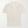 Vidal Ribbed Cotton and Linen-Blend Polo Shirt Vidal Ribbed Cotton and Linen-Blend Polo Shirt