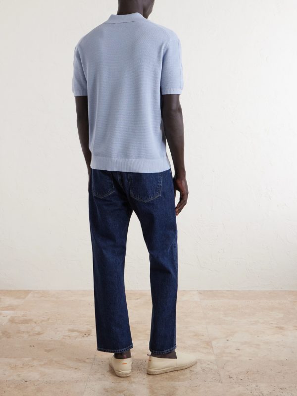 Rino Knitted Cotton Polo Shirt - BK Rino Knitted Cotton Polo Shirt - BK