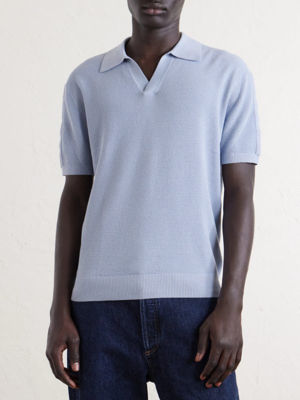 Rino Knitted Cotton Polo Shirt - FR Rino Knitted Cotton Polo Shirt - FR