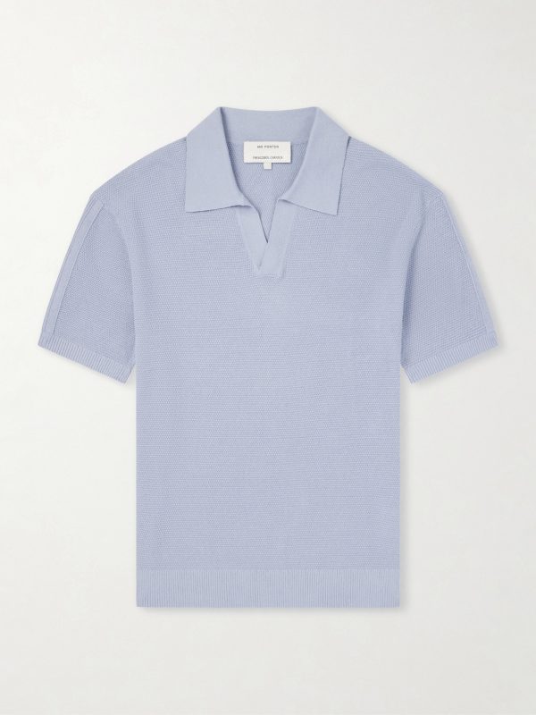 Rino Knitted Cotton Polo Shirt Rino Knitted Cotton Polo Shirt