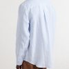 Striped Linen Shirt - BK Striped Linen Shirt - BK