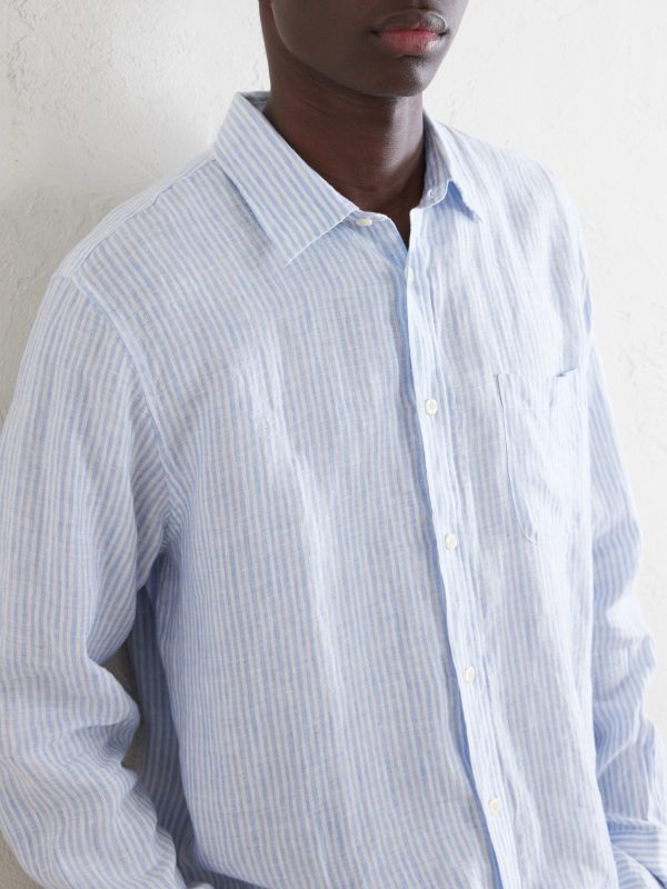 Striped Linen Shirt - CU Striped Linen Shirt - CU