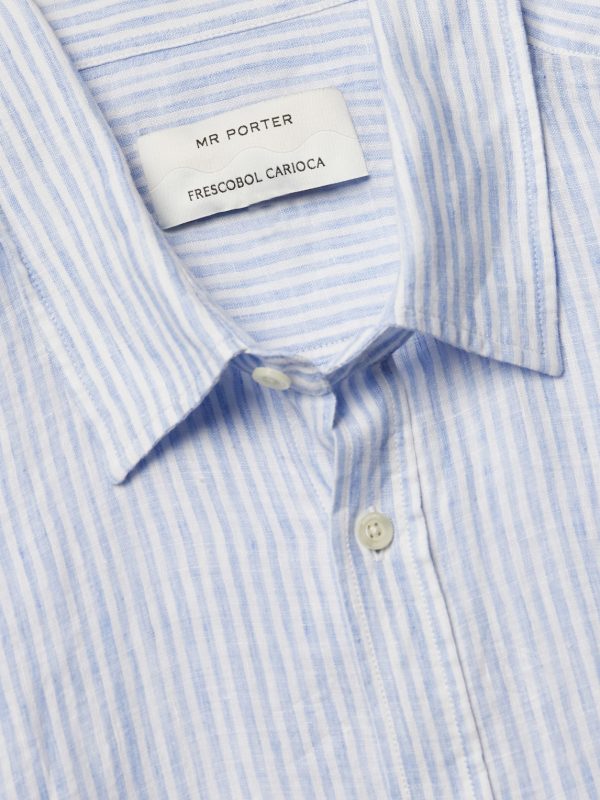 Striped Linen Shirt - E1 Striped Linen Shirt - E1