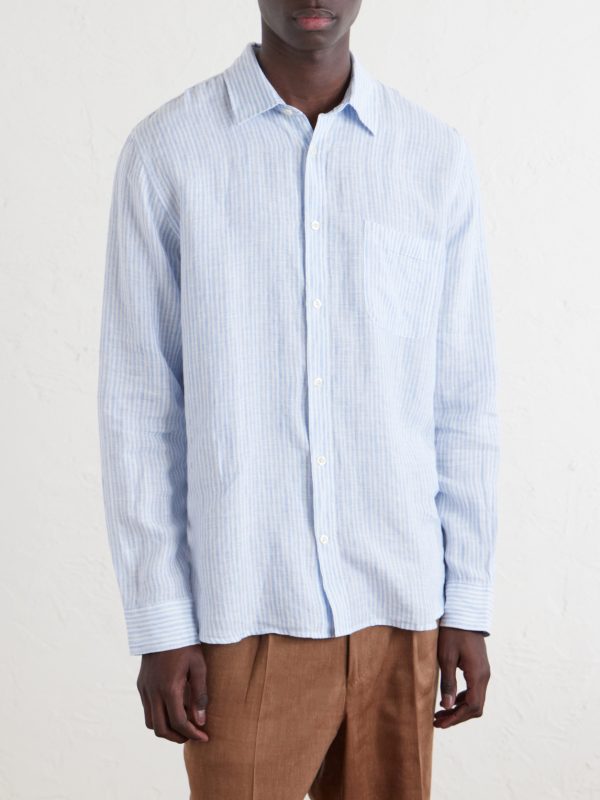 Striped Linen Shirt - FR Striped Linen Shirt - FR