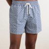 Rio Straight-Leg Mid-Length Printed Recycled Swim Shorts - FR Rio Straight-Leg Mid-Length Printed Recycled Swim Shorts - FR