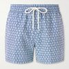 Rio Straight-Leg Mid-Length Printed Recycled Swim Shorts Rio Straight-Leg Mid-Length Printed Recycled Swim Shorts
