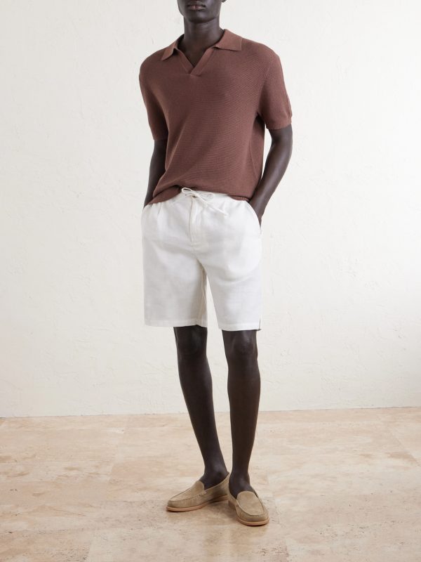 Rino Knitted Cotton Polo Shirt - OU