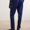 Straight-Leg Cotton Suit Trousers - BK