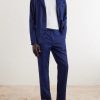 Straight-Leg Cotton Suit Trousers - OU