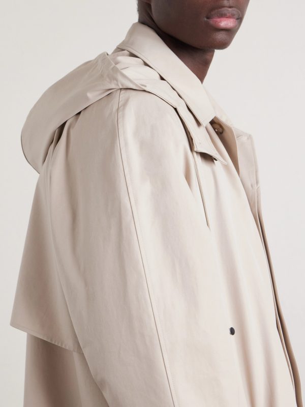 Grandad Giant Mac Cotton Coat - CU