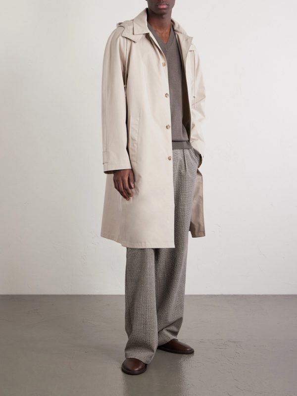 Grandad Giant Mac Cotton Coat - OU