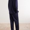 Double-Breasted Wool Suit Jacket - BK