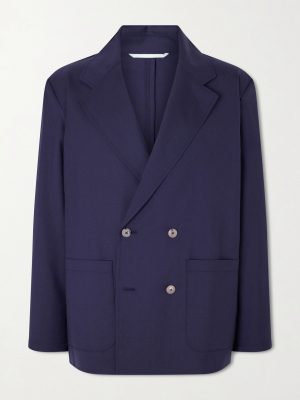 Double-Breasted Wool Suit Jacket Double-Breasted Wool Suit Jacket
