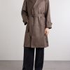 Grandad Double-Breasted Wool and Cotton-Blend Coat - FR Grandad Double-Breasted Wool and Cotton-Blend Coat - FR