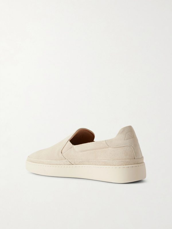 Suede Slip-On Sneakers - BK