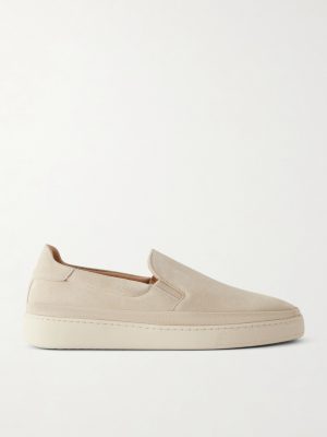 Suede Slip-On Sneakers