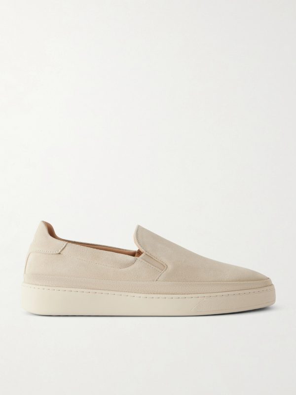 Suede Slip-On Sneakers