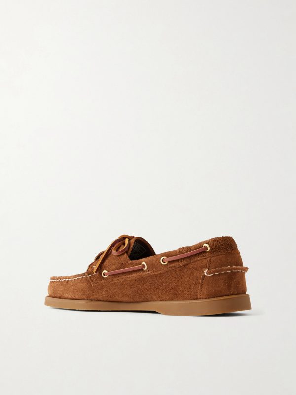 Portland Artisan Suede Boat Shoes - BK Portland Artisan Suede Boat Shoes - BK