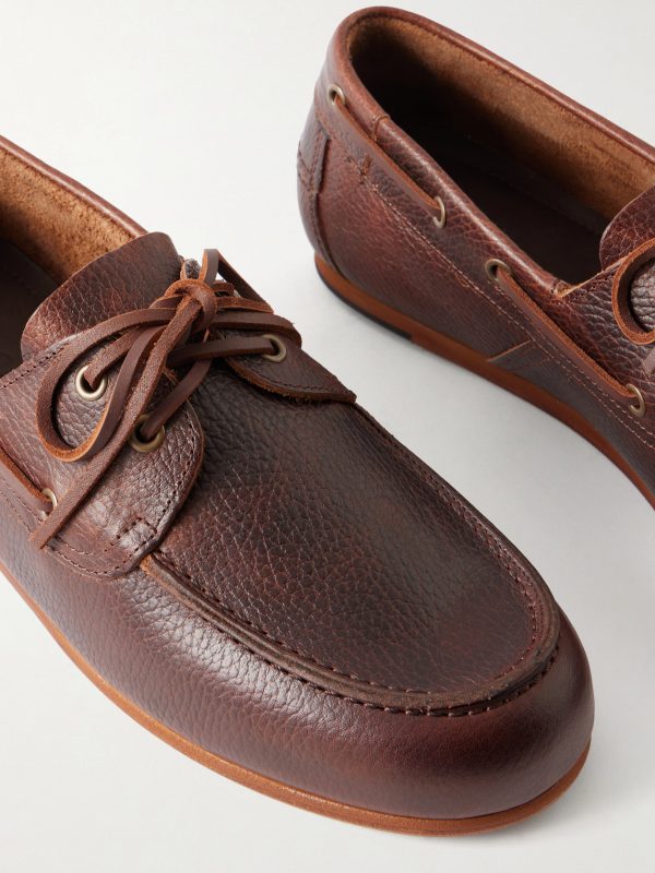 Owen Full-Grain Leather Boat Shoes - CU