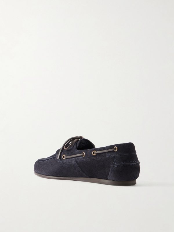 Owen Suede Boat Shoes - BK