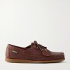 Askook Momoth Full-Grained Leather Boat Shoes