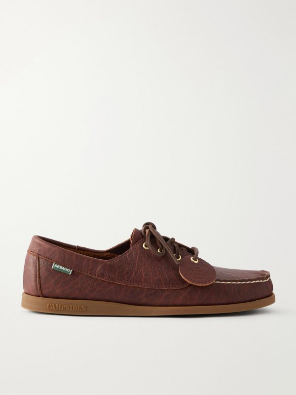 Askook Momoth Full-Grained Leather Boat Shoes
