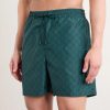 Straight-Leg Short-Length Logo-Print Swim Shorts - OU
