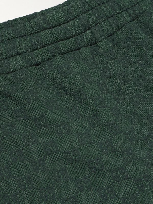 Straight-Leg Logo-Jacquard Tech-Jersey Sweatpants - E1