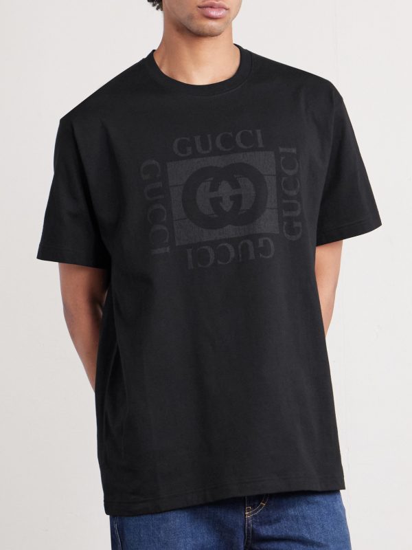 Logo-Print Cotton-Jersey T-Shirt - FR Logo-Print Cotton-Jersey T-Shirt - FR