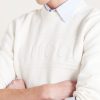Logo-Intarsia Cotton and Wool-Blend Sweater - CU Logo-Intarsia Cotton and Wool-Blend Sweater - CU