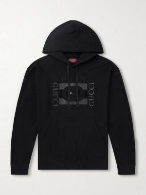 Logo-Print Cotton-Jersey Hoodie Logo-Print Cotton-Jersey Hoodie